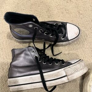 Converse high top platforms